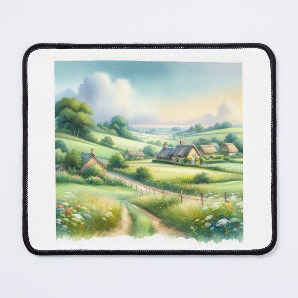 Item preview, Tranquil Countryside Bliss designed and sold by BestArtByArvind.