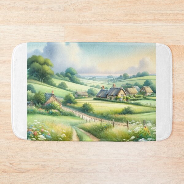Item preview, Tranquil Countryside Bliss designed and sold by BestArtByArvind.