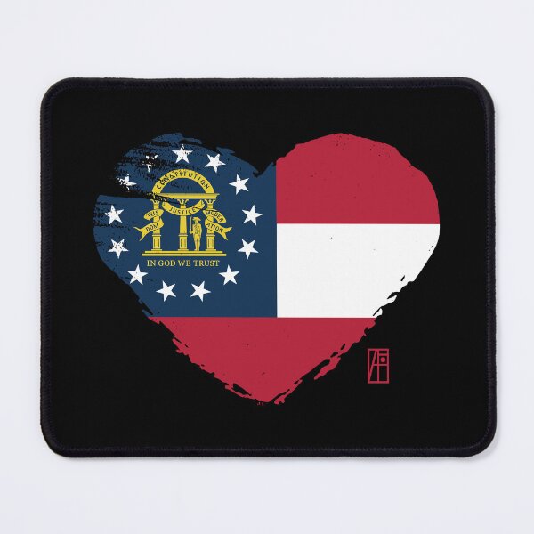 Item preview, U.S. State - I Love Georgia - Georgia Flag designed and sold by ArtProjectShop.