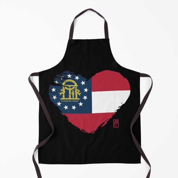 Item preview, U.S. State - I Love Georgia - Georgia Flag designed and sold by ArtProjectShop.