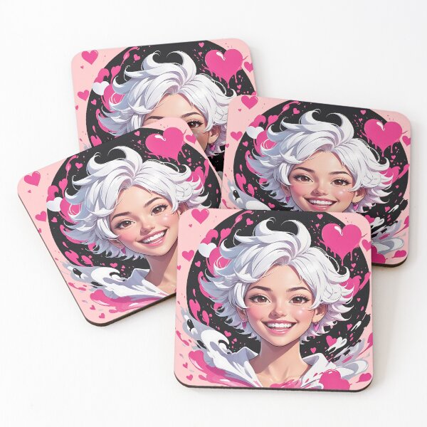 Item preview, Happy Valentine's Day retro vintage anime romantic design designed and sold by BorgSpareParts.