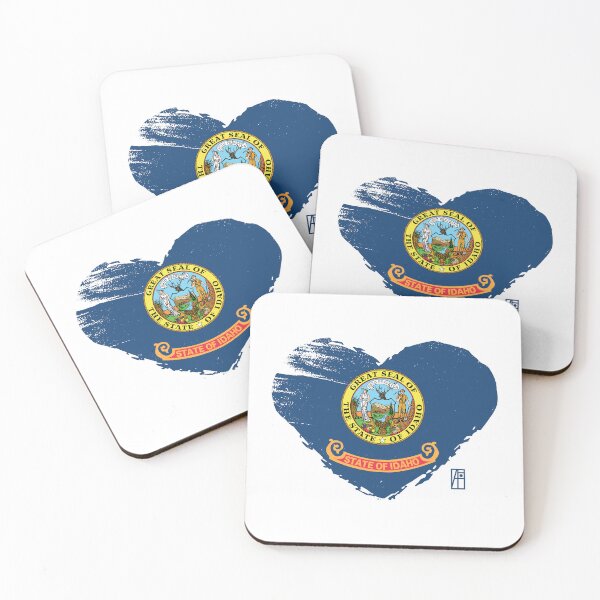 Item preview, U.S. State - I Love Idaho - Idaho Flag designed and sold by ArtProjectShop.
