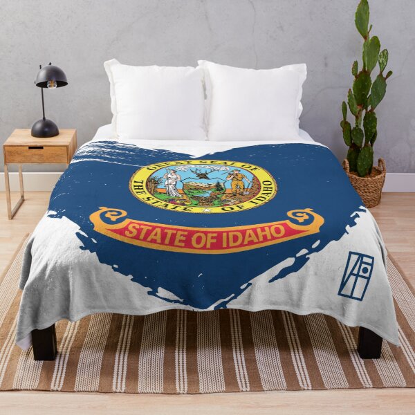 Item preview, U.S. State - I Love Idaho - Idaho Flag designed and sold by ArtProjectShop.
