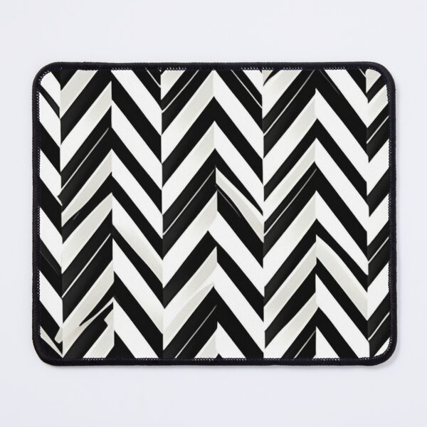 Item preview, Chevron - Black and White Zigzag Narrow Pattern ; Pattern  Herringbone designed and sold by PatternInArt.
