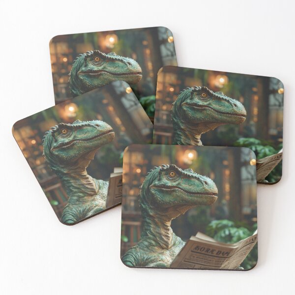 Item preview, Provocative Art Thought Provoking Realism Painting Prehistoric News C125-1 designed and sold by MPCFICTION.