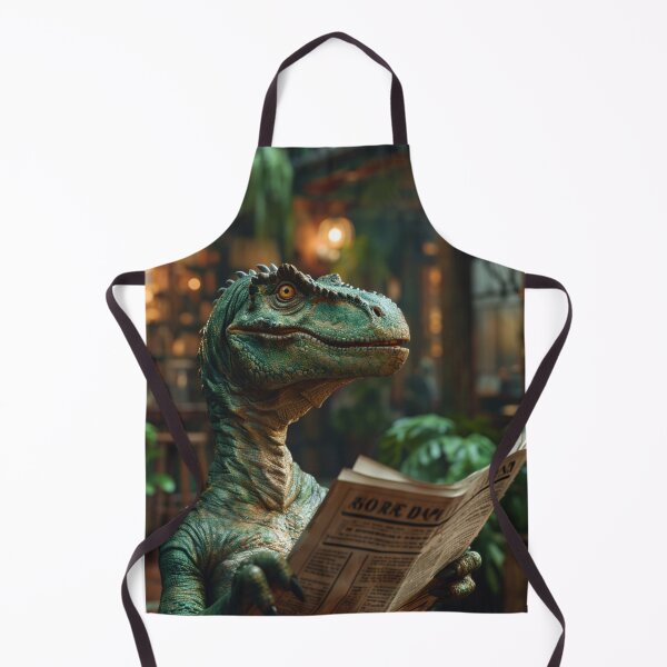 Item preview, Provocative Art Thought Provoking Realism Painting Prehistoric News C125-1 designed and sold by MPCFICTION.