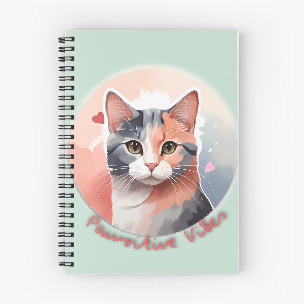 Item preview, Tricolor Tenderness: Pastel Cat Heart Art designed and sold by purrfect pattern.
