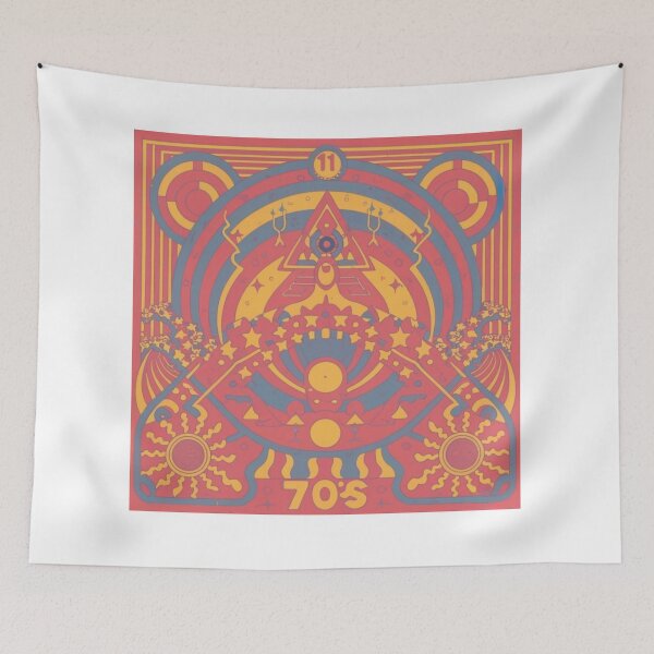 Item preview, psychedelic designed and sold by BLACK-REMERAS.