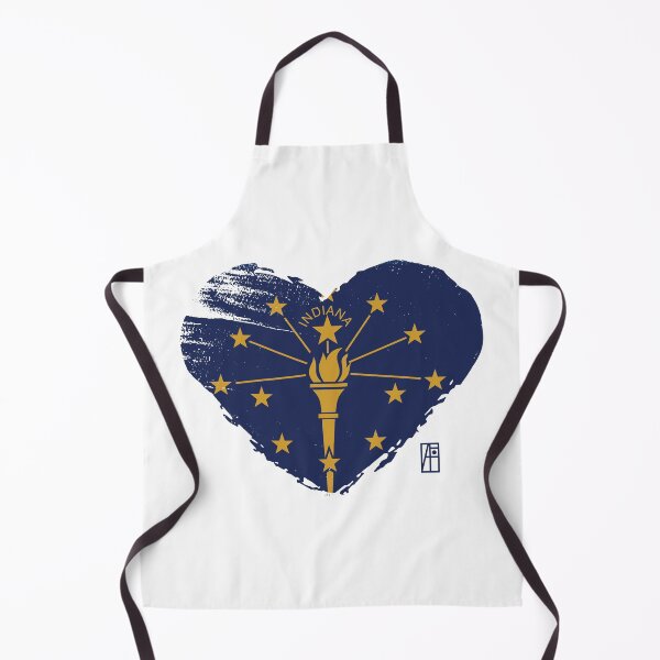 Item preview, U.S. State - I Love Indiana - Indiana Flag designed and sold by ArtProjectShop.