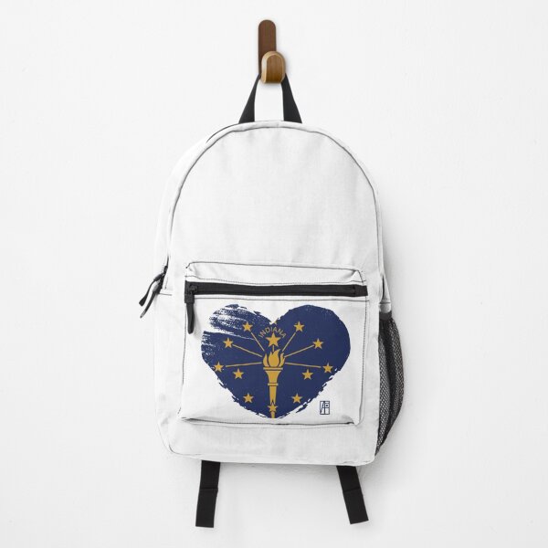 Item preview, U.S. State - I Love Indiana - Indiana Flag designed and sold by ArtProjectShop.