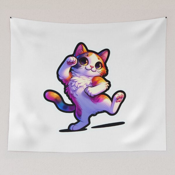 Item preview, Dancing Cat designed and sold by DreamStore66.