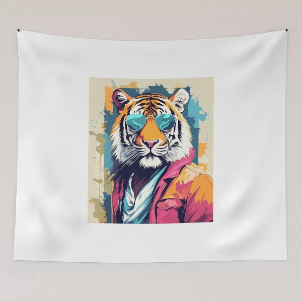 Item preview, Tiger with sunglasses designed and sold by danh1z.