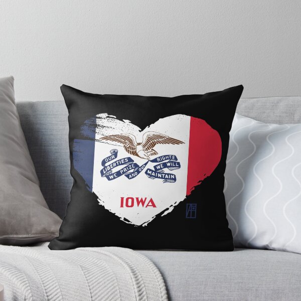 Item preview, U.S. State - I Love Iowa - Iowa Flag designed and sold by ArtProjectShop.