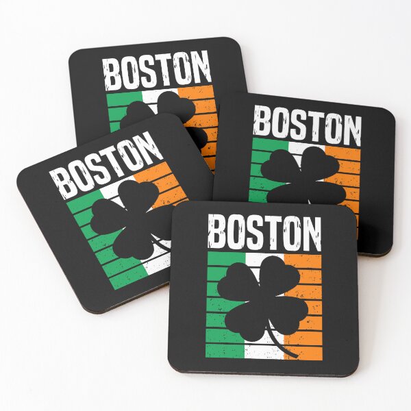 Item preview, Boston St Patricks Day Irish Flag Shamrock Irish Heritage Boston  designed and sold by HalloweenGift.