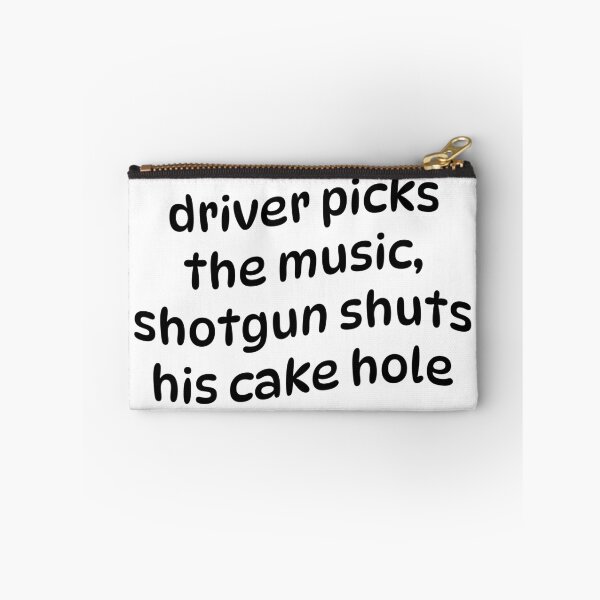 Item preview, supernatural driver picks the music, shotgun shuts his cake hole designed and sold by MagicDinoz.