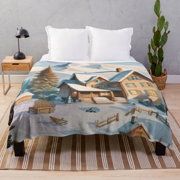 Item preview, Winter's Charming Landscape: A Collage of Snowy Delights designed and sold by PanoramaPrints.
