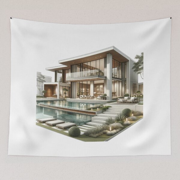 Item preview, Modern Elegance Residence designed and sold by BestArtByArvind.
