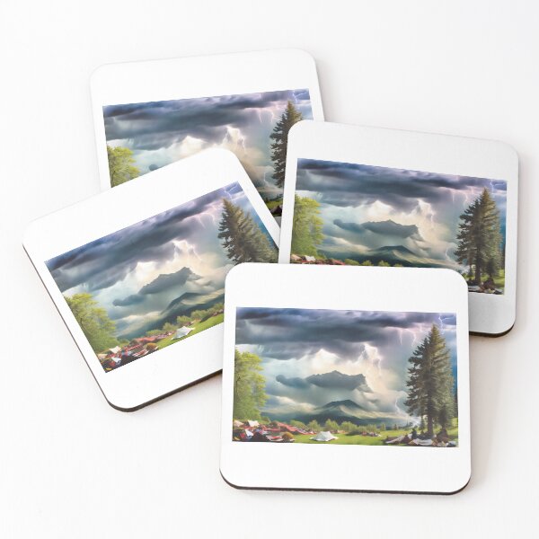 Item preview, Stormy Skies: Awe-Inspiring Turbulence in Textured Brushstrokes designed and sold by PanoramaPrints.