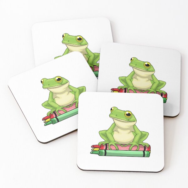Item preview, Frog Pupil Crayons School designed and sold by Snabdesign84.
