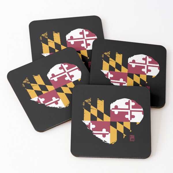Item preview, U.S. State - I Love Maryland - Maryland Flag" designed and sold by ArtProjectShop.