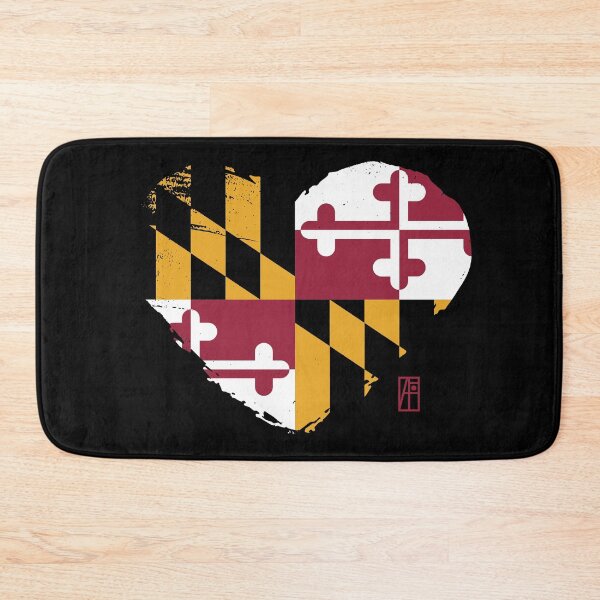 Item preview, U.S. State - I Love Maryland - Maryland Flag" designed and sold by ArtProjectShop.