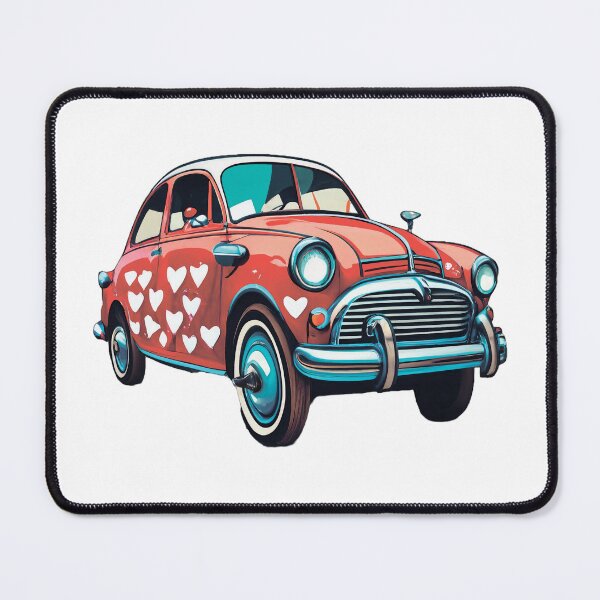 Item preview, Retro car. Hearts designed and sold by MagelliShop.