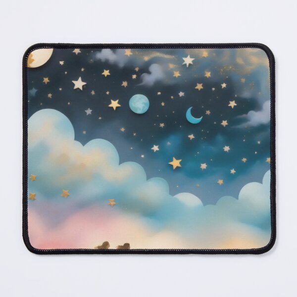 Item preview, Cosmic Dreams Unfold: Whimsical Night Sky Scene designed and sold by PanoramaPrints.