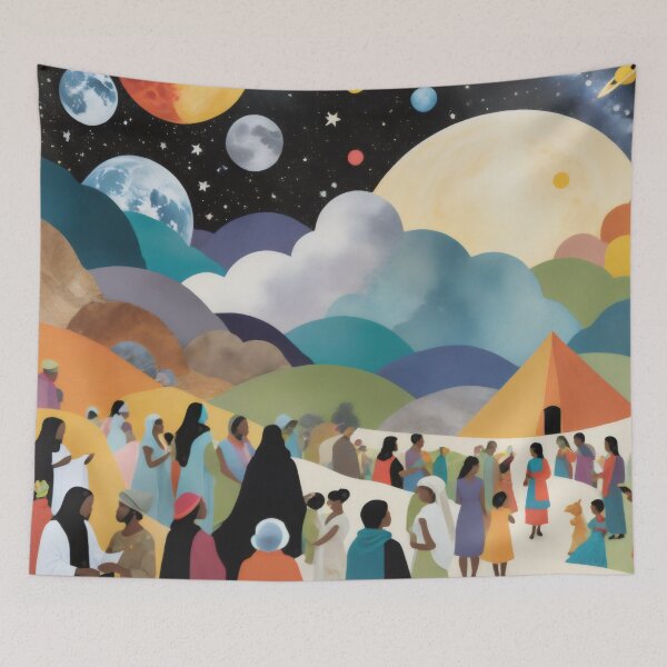 Item preview, Cosmic Connection: Intergalactic Kinship Unites designed and sold by PanoramaPrints.