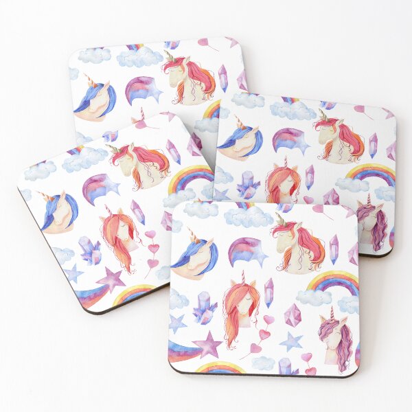 Item preview, Watercolor unicorns designed and sold by tapilipa.
