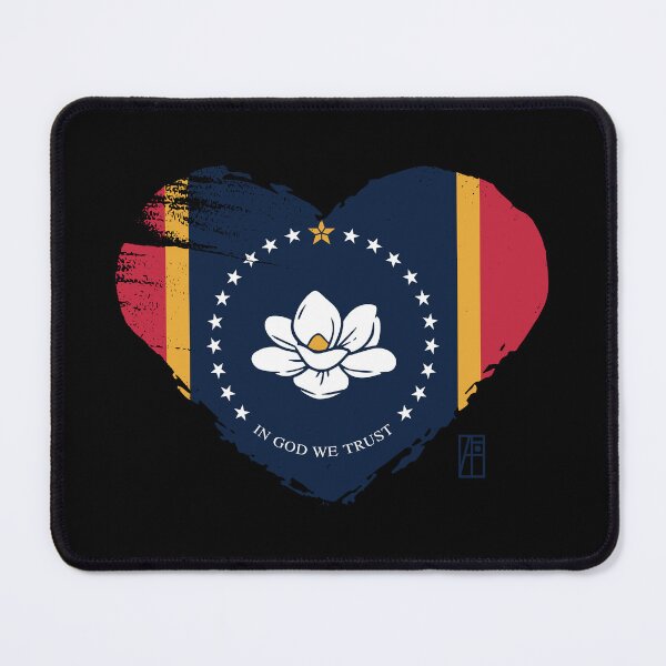 Item preview, U.S. State - I Love Mississippi - Mississippi Flag designed and sold by ArtProjectShop.