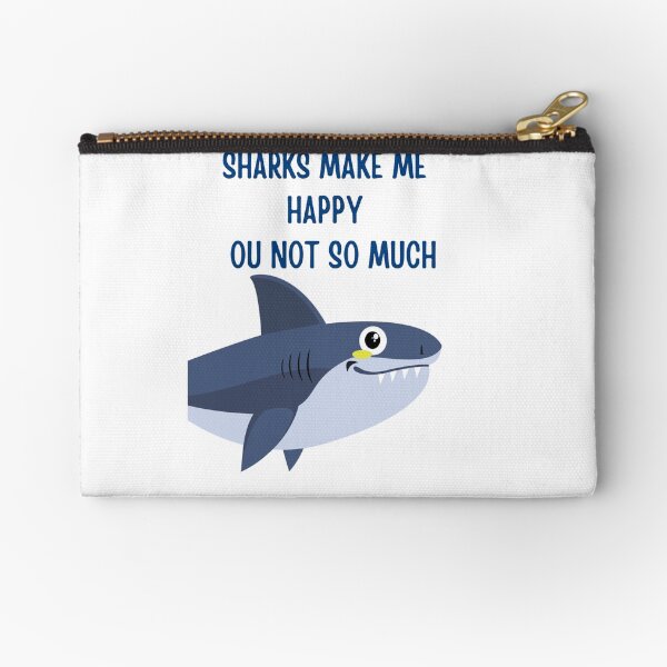 Vista previa del artículo con la obra «los tiburones me hacen feliz tu no tanto», diseñado y vendido por ShopSmart213.