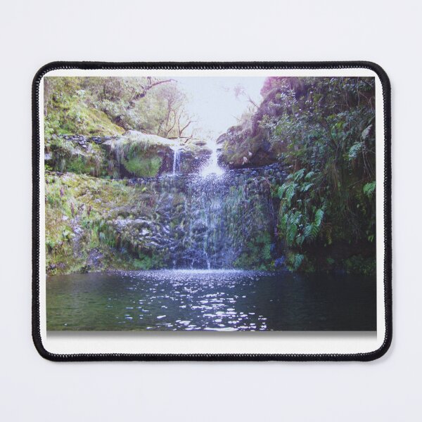 Item preview, a lake with a waterfall in the mountains designed and sold by StonePine.