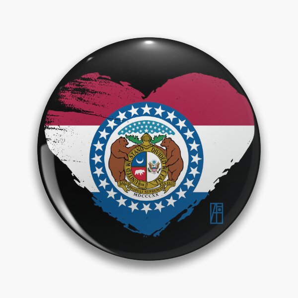 Item preview, U.S. State - I Love Missouri - Missouri Flag designed and sold by ArtProjectShop.