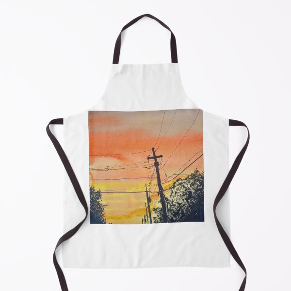 Item preview, Sunset Behind Telephone Pole designed and sold by ElizaC.