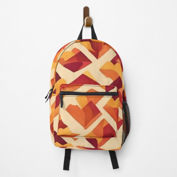 Item preview, Chevron - Diamond Yellow Red Warm Pattern ; Pattern Herringbone designed and sold by PatternInArt.