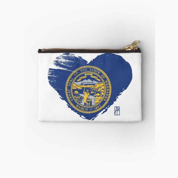Item preview, U.S. State - I Love Nebraska - Nebraska Flag designed and sold by ArtProjectShop.
