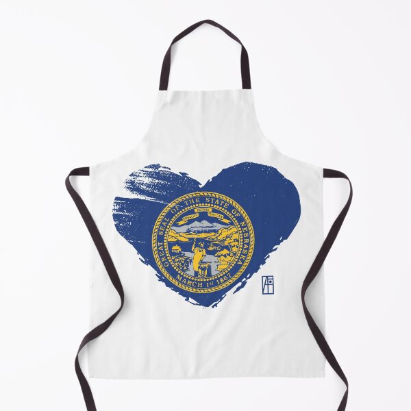 Artikelvorschau, US-Bundesstaat - Ich liebe Nebraska - Nebraska-Flagge entworfen und verkauft von ArtProjectShop.