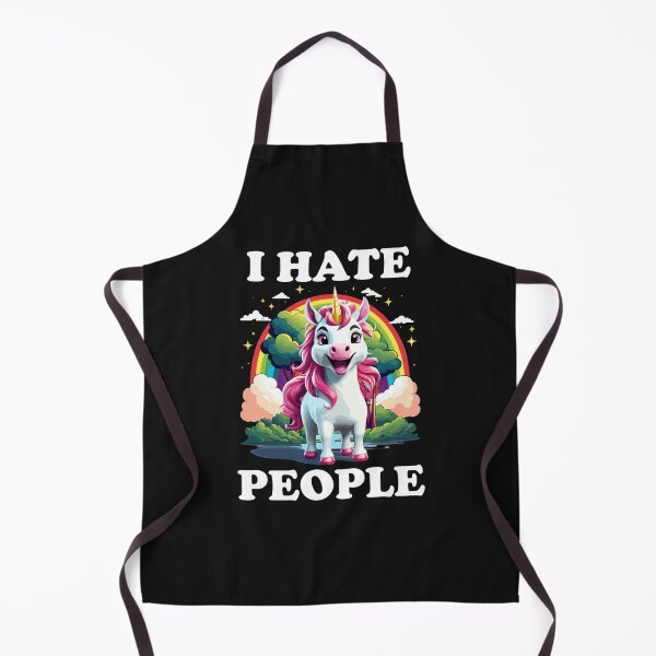 Item preview, I hate people, Unicorn designed and sold by Ultimate-Rabbit.