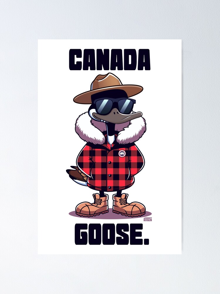 Canada Goose Canadian Bird mountie cartoon character