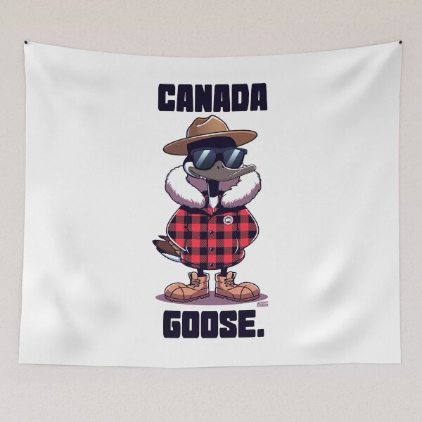 Item preview, Canada Goose / Canadian Bird - mountie cartoon character designed and sold by jimmy-digital.