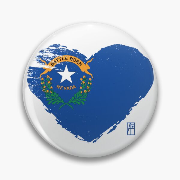 Artikelvorschau, US-Bundesstaat - Ich liebe Nevada - Nevada-Flagge entworfen und verkauft von ArtProjectShop.
