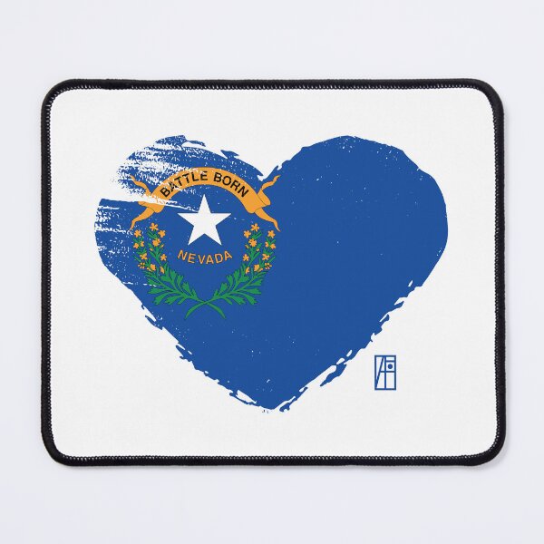 Item preview, U.S. State - I Love Nevada - Nevada Flag designed and sold by ArtProjectShop.