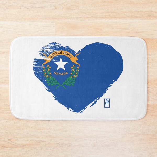 Artikelvorschau, US-Bundesstaat - Ich liebe Nevada - Nevada-Flagge entworfen und verkauft von ArtProjectShop.