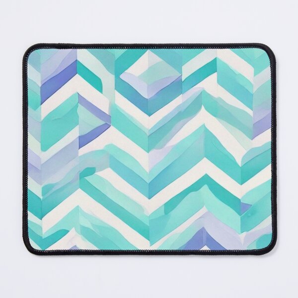Item preview,  Chevron - Sky Blue Chevron ; Pattern  Herringbone designed and sold by PatternInArt.