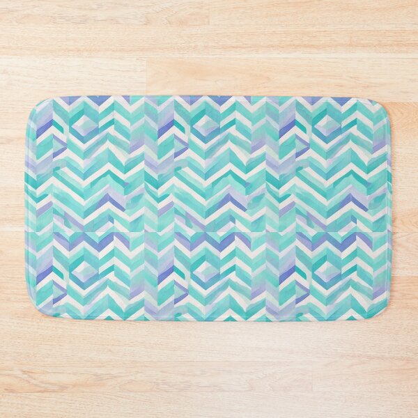 Item preview,  Chevron - Sky Blue Chevron ; Pattern  Herringbone designed and sold by PatternInArt.