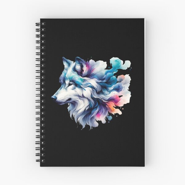 Item preview, "Watercolor Essence - Vivid Wolf Spirit" designed and sold by ChromaticBlend.