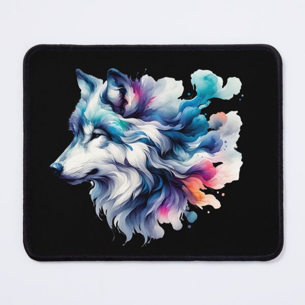 Item preview, "Watercolor Essence - Vivid Wolf Spirit" designed and sold by ChromaticBlend.