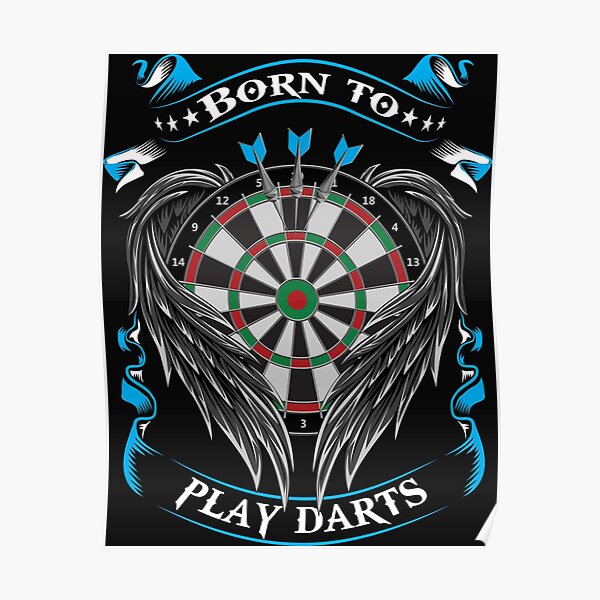 Poster Darts Redbubble
