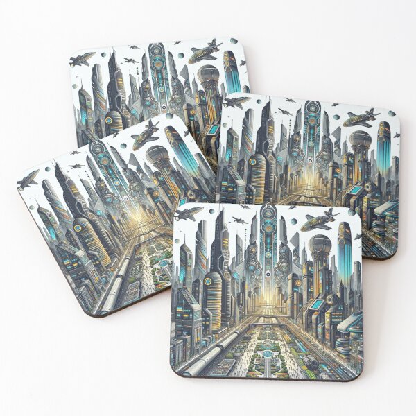 Item preview, Neon Future Metropolis designed and sold by BestArtByArvind.
