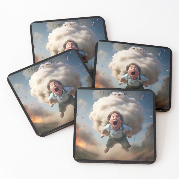 Item preview, I fart too much! designed and sold by FatCatStudios.